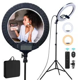 Aro De Luz 789481445578 Ring Light - 18 Inch 60 W Dimmable Led Kit With Stand Adjustable