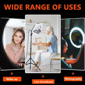 Aro De Luz 789481445608 Ring Light - 21 Inch 60 W Dimmable Led Kit With Stand #3