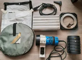 L0.0006536 Arri Arrilux 125 Pocket Par Hmi Light Kit With 6 Lenses Chimera Ballast And More