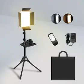 Asr-13d Arsoer 36w Photography Lighting Bi-color 2700k-6500k Studio Lights With Remo