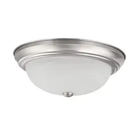 63024-09-1 Aspen Creative 810027069986 3-light Flush Mount/brushed Nickel Finish