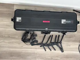 Ax1-tube Astera Ax1 Tube Led Continuous Lighting Kit 4 Light Tubes Stands Power Case