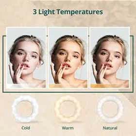 Atumtek 973383074316 Selfie Ring Light For Phone With 3 Temperatures Portable Rechargeable #2