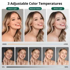 Atumtek 973383076976 10 Inch Selfie Ring Light With 55 Extendable Tripod Stand Pho #2