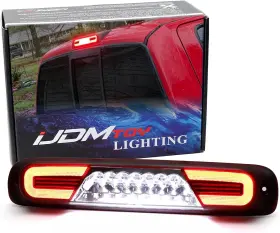 Auto Accessories 445020715757 Dark Red Lens C-shape Ring Full Led High Mount Third Brake/clearance Light Assem