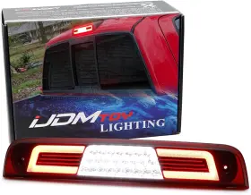 Auto Accessories 445045199150 Dark Red Lens C-shape Ring Full Led High Mount Third Brake/clearance Light Assem