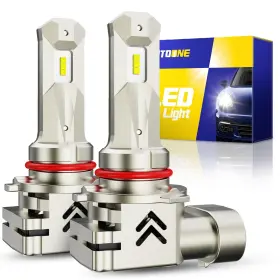 Autoone-jjyulinsrrwt-05 Autoone Upgraded 9005/hb3 Led Light Bulbs 600% Ultra Brightness 6500k Cool