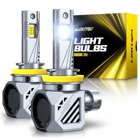 Auxito Auxito-usm3h1-0417 H11 Led Bulbs 6500k Xenon White Wireless Light Pack Of 2