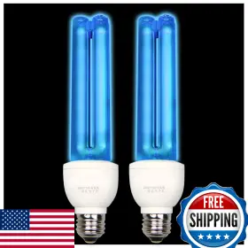 B0bn7b23ls Baimnocm 2 Pack Uv Light Bulb With Ozone 25 Watt Uvc 185nm/254nm Dual Wave