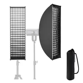 Beiyang 784110283668 Strip Softbox 9 X36 Inch Bowens Mount With Honeycomb Grid For Photogr