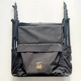 Led-500kl Bescor Twin Dimmable Led Studio Lights In Portabrace Bag With Stands #2