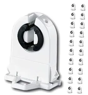 T8-t12 Bjb 654225397553 Pack - Lamp Holder Ul Non-shunted Push-through Snap In Socket 20