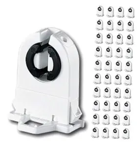 T8-t12 Bjb Lh1069 Pack - Lamp Holder Ul Non-shunted Push-through Snap In Socket 40
