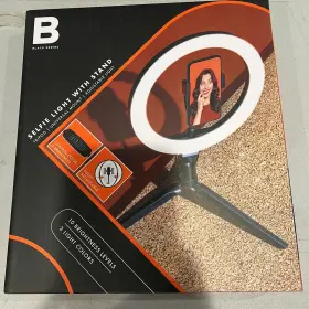 Black Series 843479155181 10ftft Selfie Ring Light With Tripod Stand Led Phone Holder