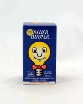 Blues Buster Full Spectrum Light Bulbs 978387 Bulb 60 Watt Frosted