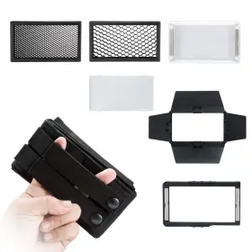 Injp-s-0602091 Boling P1 Accessories Kit Bl-p1 Lumi Master Package With Diffuser/barndoor/softbox/