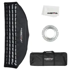 Fw35x160 Bowens 35x160cm Strip Honeycomb Grid Softbox W For