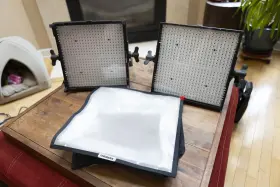 Vb-1011us Bowens Mosaic Limelite 30x30cm Bicolor Led Panels 1 Anton Bauer Plate Softbox Case