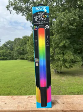 2736372 Bower New 360 Degree White/rgb 19-inch Wand Led Light