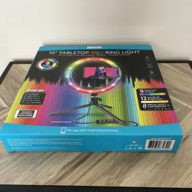 Bower 636980879390 10 Inch Rgb Mobile Selfie Ring Light Studio Kit With Special Effects #2