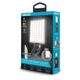 Bower 636980880938 Wa-snapl Clip-on Snap Light For Streaming Self Black #2