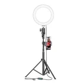Bower 711181074901 8 Inch Selfie Ring Light Studio With Tripod Stand And Phone Holder Led R