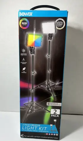 Wa-clkrgb2 Bower Led 2 Pk Light Kit Rgb White And Special Effects Open Box