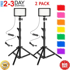 25632 Branded Kit De Iluminaci N Led Para Estudio Fotograf A Con Tr Pode Soporte Luz