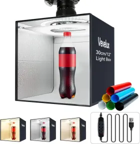Branded01 313040555554 Photo Studio Light Box Photography 12 Inch X12 Professional Dimmable Shooting T