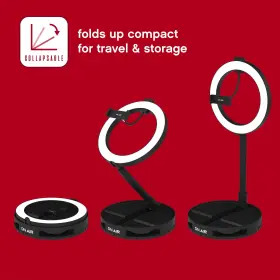 Branded01 445027091014 On Air Travel Pro Ring Light Compact Led Portable 10 Inch #2