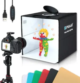 532bpu Branded01 Photo Box Mini Folding Lightbox Portable Light Photography Shooting Tent B