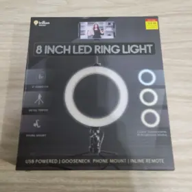 Birl815 Brilliant Idea New In Box Amazing Ring Light Led 8 Inch 10 Levels For Smartphone