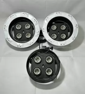 Pe9040 Britek Lot Of 3 1804 Light Bank Photo Studio Fluorescent