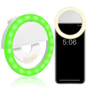 1002250 Btfo Selfie Ring Light Rechargeable Phone With 21 Rgb Modes Portable C