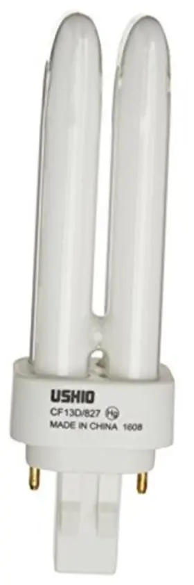 3000052 Bulbconnection Ushio Bc2474 Compact Fluorescent 13w Cf13d/827 Light Bulb