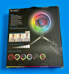 Bytech 805112081998 Vlog Multicolor Ring Light Usb Powered With Wired Remote Control #2