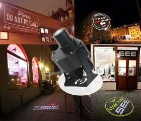 Calca 0308002921001 40w Outdoor Led Gobo Projector Advertising Logo Lamp 1 Color Rotating Gobos