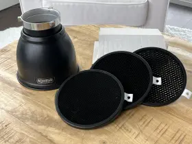 Calumet S-083239 Bowens Deep Reflector Cup S Mount With Bw-1864 Grid Spot Modifier
