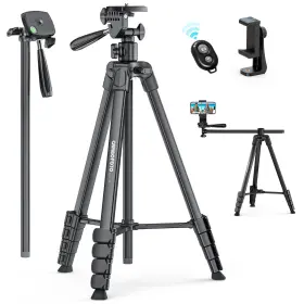 205c.01 Cambofoto 73 Inch -phone-tripod-with-horizontal-overhead Selfie Stick/tall Travel