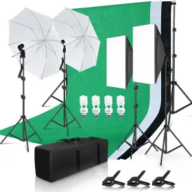 Ism6671938989080an Camnoon Studio Photography Light Kit Softbox Including 45w Led Bulbs/ 50x70cm S