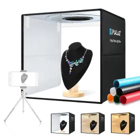 Qww5bz Camnoon 40 40cm Foldable Led Light Tent Desktop Photo Studio Box Softbox 320