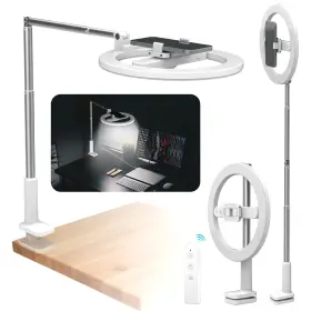 Camolo 793811896107 Phone Tripod With Lights Selfie Ring Light Stand Overhead Mount Ad