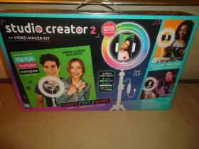 872081 Canal Toys Studio Creator 2 Video Maker With Tripod Ring Light Green Screen #3