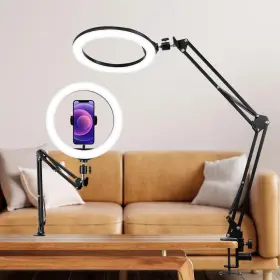 Sf-rl-001 Canmeijia Ring Light With Overhead Phone Mount Selfie Stand And