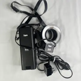 Rl80 Capro Vintage Ring Light - Box Charger And Adapter Tested Works