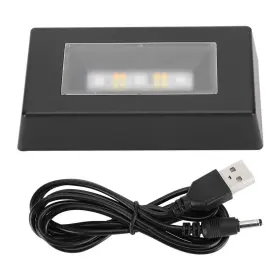 Chazcoolac849rtdfg Chazcool Led Light Base 7 Color For Glass Art 3d Crystal Stand Rectangle