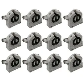 T8-lhswtls-12 Chenjin T8 Lamp Holder 12pcs Screw Type With Wires Ul Non