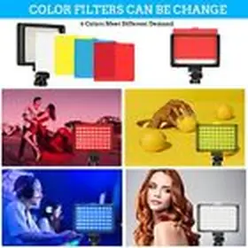 Ci-fotto 726084751132 Led Video Light 2-pack 5600k Dimmable Usb Photo Lights With Mini Tripod And #2