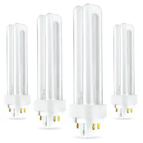 B01fr8kon2 Circle 4-pack Plc-18w/827/4p G24q-2 18w Cfl Double Tube Bulb Replaces Sylvania