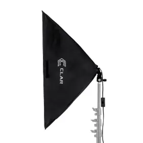Clar 410000015186 Softbox - 70w Fluorescent Light Unit With Silver Soft Box And Stand
